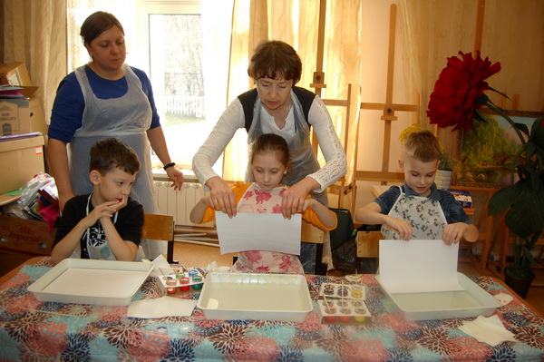 Техники рисования Эбру